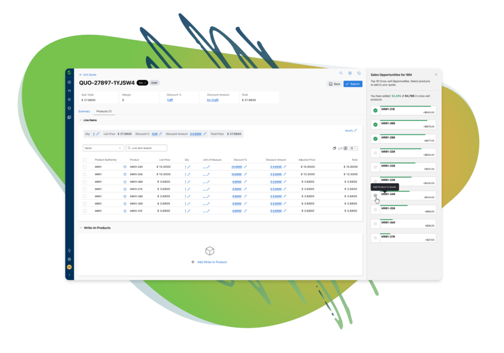 Sales Optimizer Screen Shot