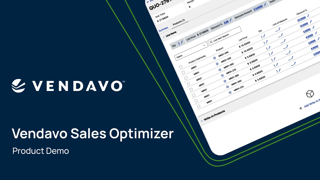 Sales Optimizer Solution Demo