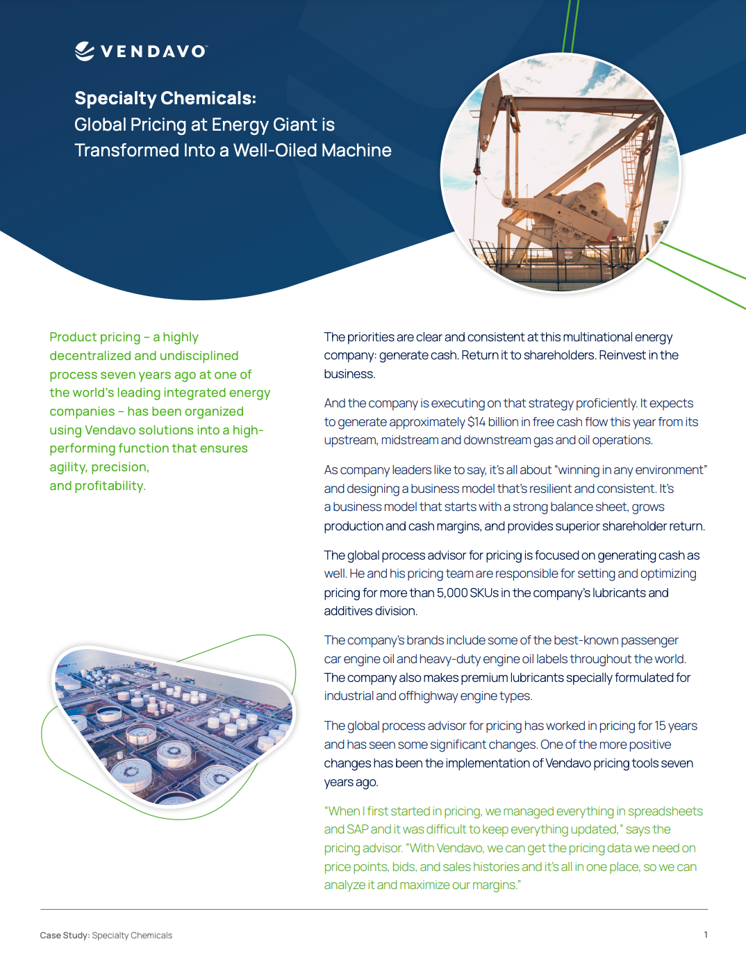 Chemicals - Vertical-Specific Pricing & Sales Intelligence | Vendavo